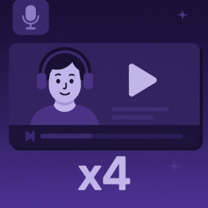 4 Basic Video Podcasts Package
